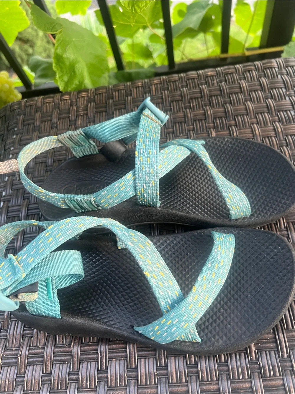 Chaco Kids Teal Strappy Sport Sandals